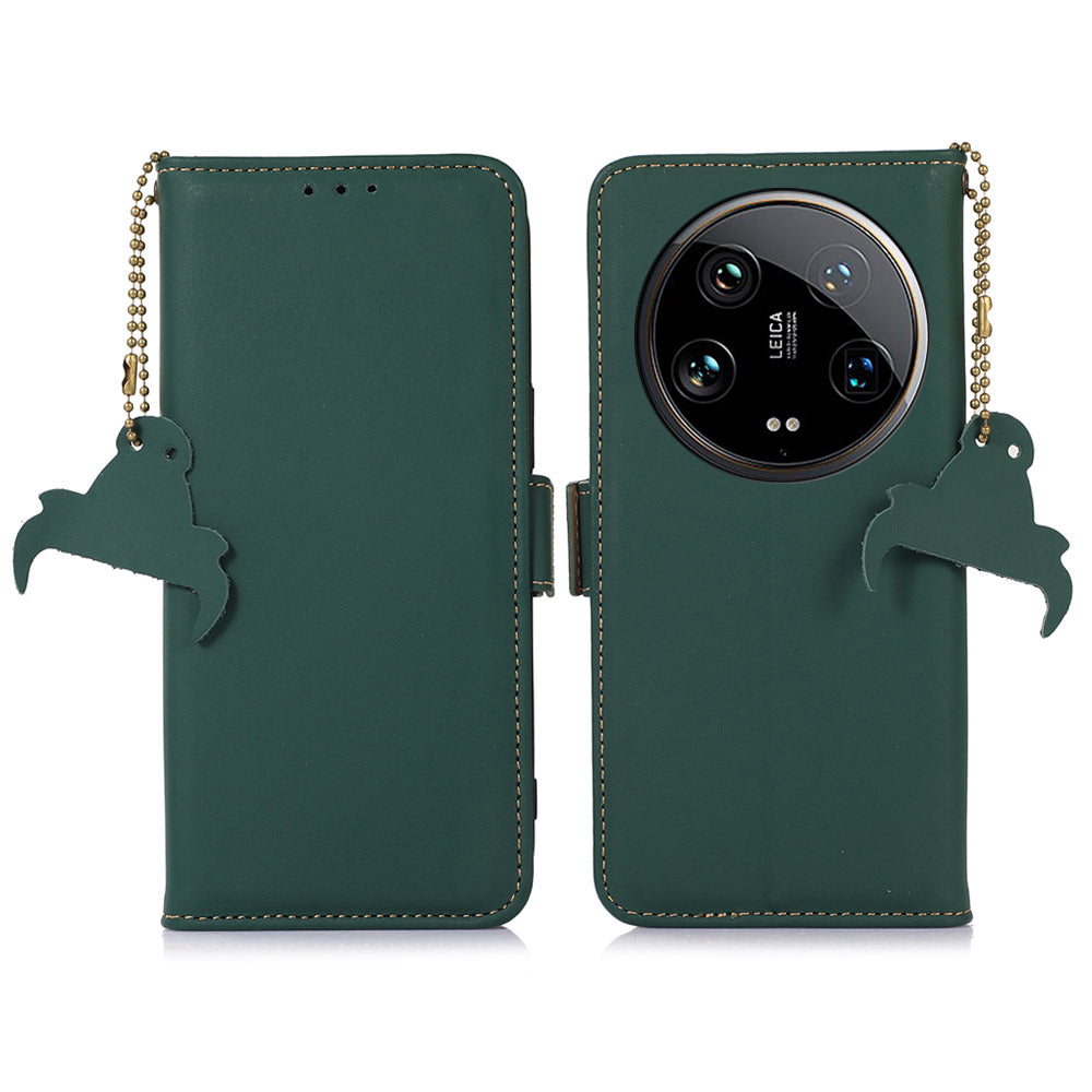 For Xiaomi 14 Ultra Cell Phone Case Drop-proof RFID Blocking Stand Cover For Xiaomi 14 Ultra Cell Phone Case Drop-proof RFID Blocking Stand Cover